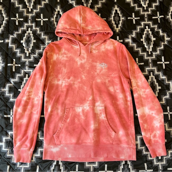 Men's PRPS hoodie tie dye pink - Picture 1 of 4